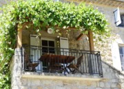 Gîte L'Arceau - Terrasse avec pergola